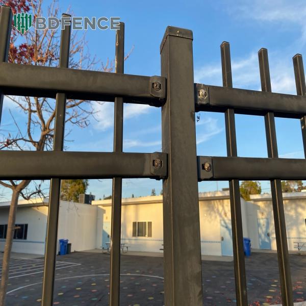 Noise-Reducing Tubular Steel Fence Peaceful Barrier