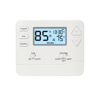 24VACまたは電池電源と ±1°Fの精度を持つスマートHVACサーモスタット
