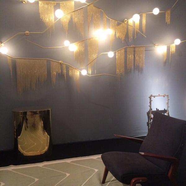 European Modern Gold Decoration Wall Light Fixtures Indoor