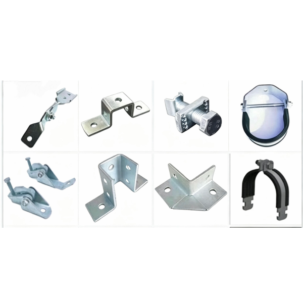 Pre Galvanized Angle Unistrut Accessories L Type Fixing Strut Channel Bracket For HVAC System