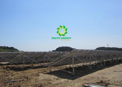 Sistema solar de alumínio do racking, sistemas da montagem do picovolt para a planta solar do projeto comercial