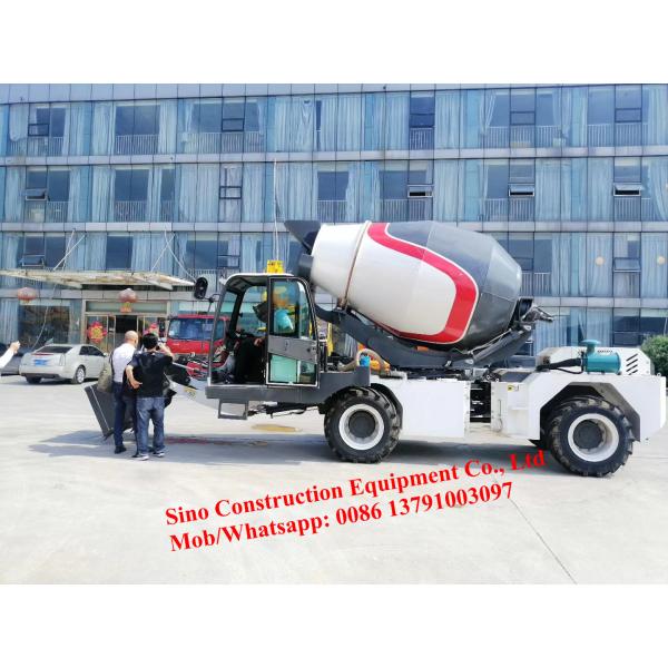 мобильная дизельная собственная личность 4x2 нагружая тележку конкретного смесителя 4m3