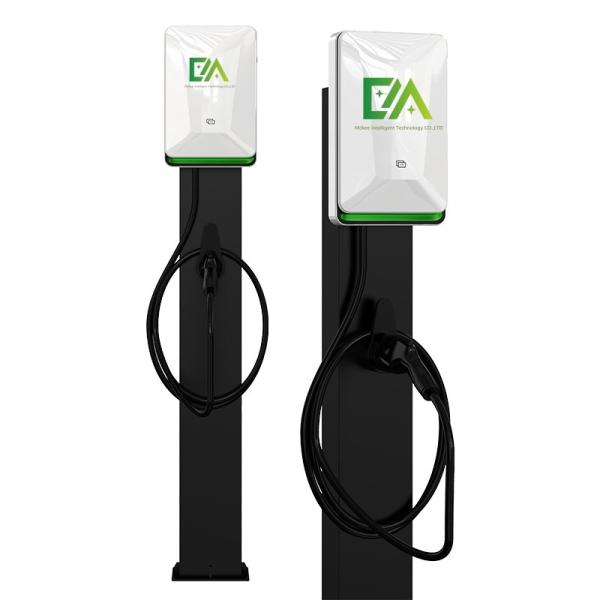 Angel Series White Angel 7KW/11KW/21KW Vertical Electric Vehicle AC Charging Pile