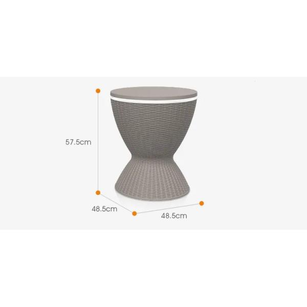 Versatile Ice Cooler Lift Top Table for Outdoor Camping Picnic Beach Cafe Bistro Garden