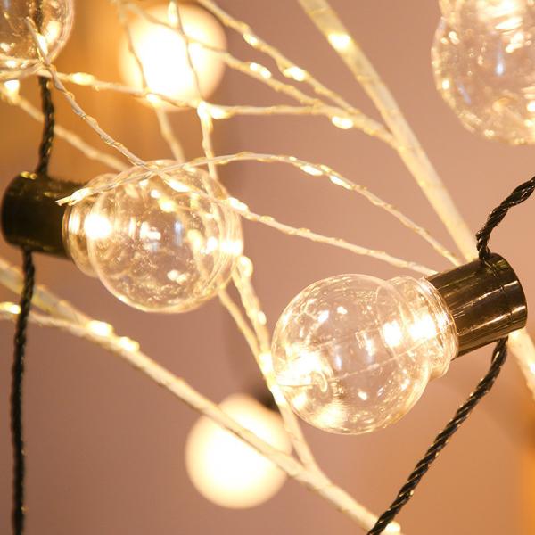 55 Feet 60 Led Globe Ball Fairy String Lights Plug in with Remote Decor for Indoor Outdoor Party Wedding Christmas Tree Garden