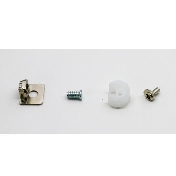 Cabinet Furniture Plastic Joint Connectors M6 Screws Shelf Supports for Mail Packing