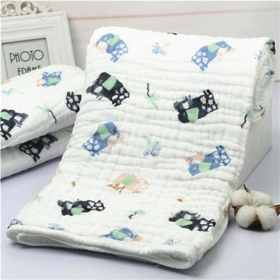 Lightweight Muslin Baby Blankets Stock Nature Cotton Portable Reactive Printing