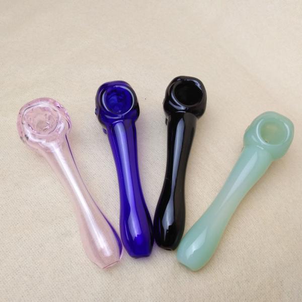 Thick Skull Glass Hand Pipe Tobacco Tube 3.93 Inch Creative Style