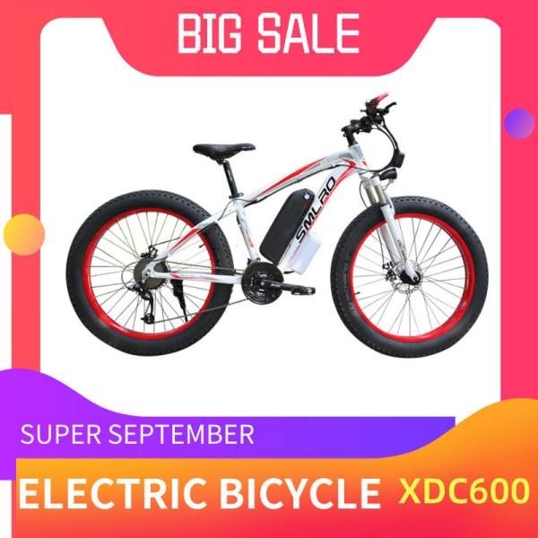 26 Inch Electric Snow Bike , Battery Powered Bicycles Max Speed 35KM/H