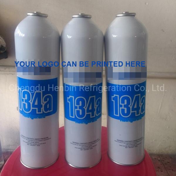 Colorless 1kg HFC-R134A Refrigerant Two Slices Can Refrigerant For Car AC