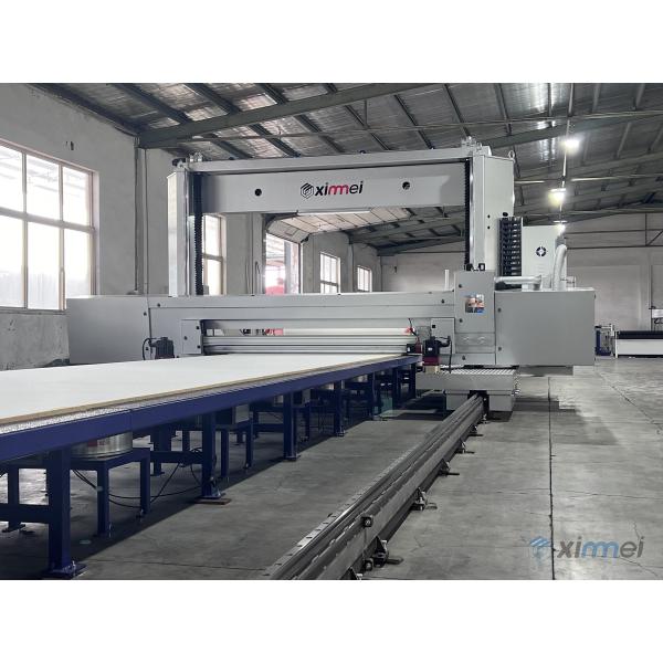 Coupe de mousse horizontale Division de feuille longue infinie pour couper épaisseur 0,5-70 mm mise en place avec machine de laminage