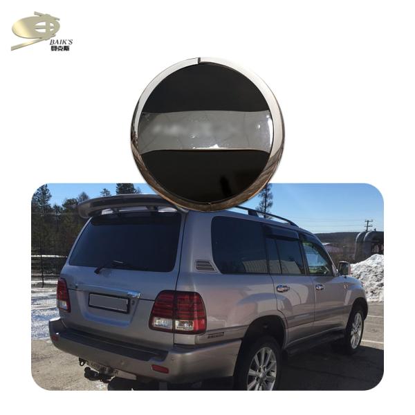 Matte Black Spare Tire Cover For Toyota Land Cruiser 100 Wheel 1997-2005