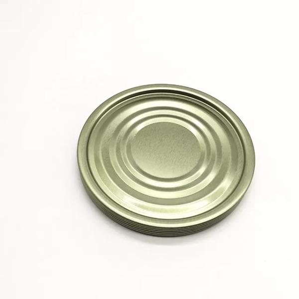 A tampa enlatada cookies 0.15mm do folha de Flandres de SPCC com VAGABUNDOS CA modera a TAMPA da LATA de 200# 300#