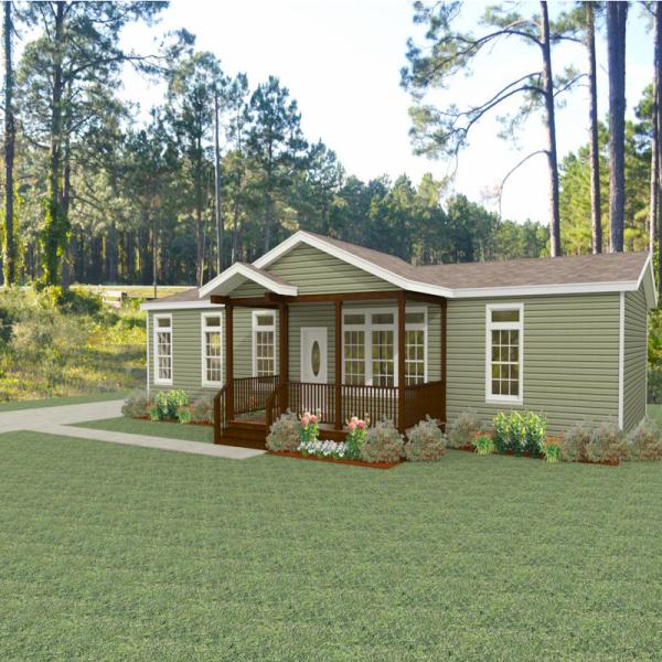 Modular Villa Q235B 3 Rooms LGSF Light Gauge Steel House