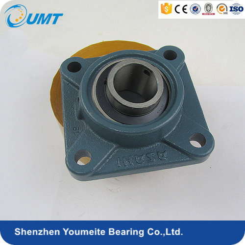 Chrome Steel Pillow Block Bearings Spherical UCF201 Plastic POM