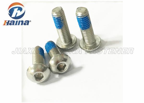 Stainless Steel Hexagon Socket Button Head Screws / Cross Recessed Pan Head Screws With Collar