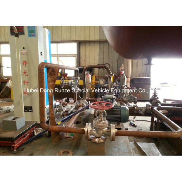 50000L LPG Gas Tank Skid Mounted , Propane Gas Tank For Mobile Gas Refilling