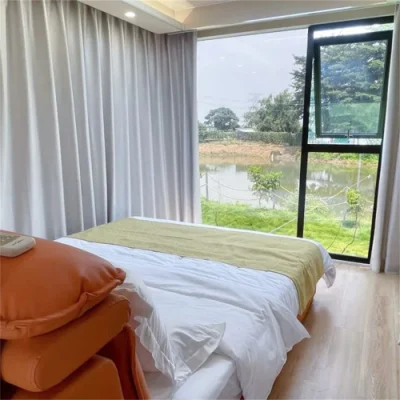 Maison préfabriquée Capsule spatiale Lit Cabine Hôtel Sleep Pod Luxe extérieur