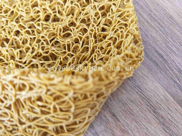 as esteiras de borracha do assoalho dos espaguetes dos macarronetes da bobina do PVC de 8mm Waterproof o Matting plástico do tapete