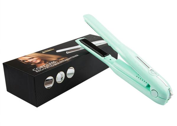 25W 400F Mini Hair Straightener , 2 In 1 Cordless Curling Iron And Hair Straightener