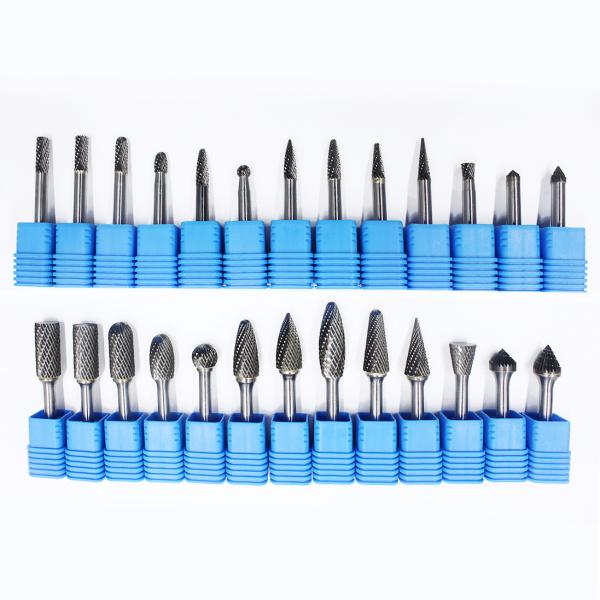 Long Shank 10 Pieces of Tungsten Carbide Burr 1/4 Inch Tool Long Drill Bit for Metal Grinding Carbide Burr Manufacturer