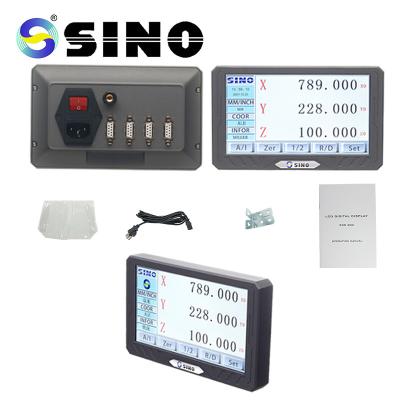 LCD Full Touch Screen Milling Machine DRO 0.005mm Resolution Practical Two Axes Metal