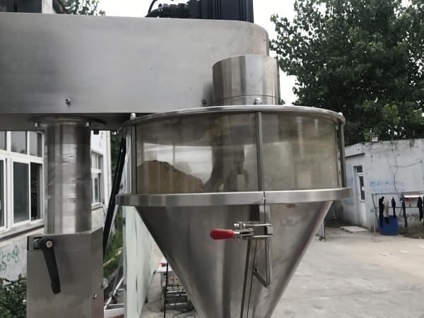 Auger / Screw Measuring Pillow Packing Machine , Electric Coffee Powder Packing Machine