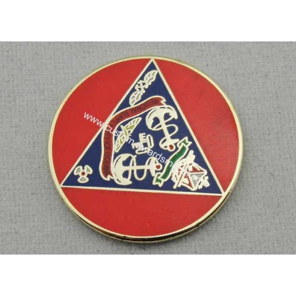 Regional Supply Office Oceana Metal Minden XII Lapel Pins , Adhesive Hard Enamel Pin for Promotional Git