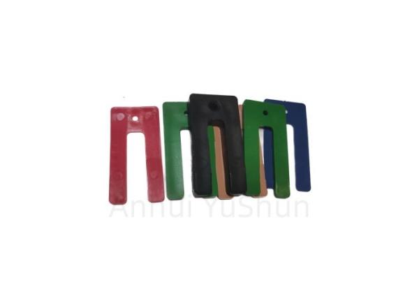 Surface Smooth Plastic Window Packers 1.5mm 3.2mm 6.4mm 10mm Yellow