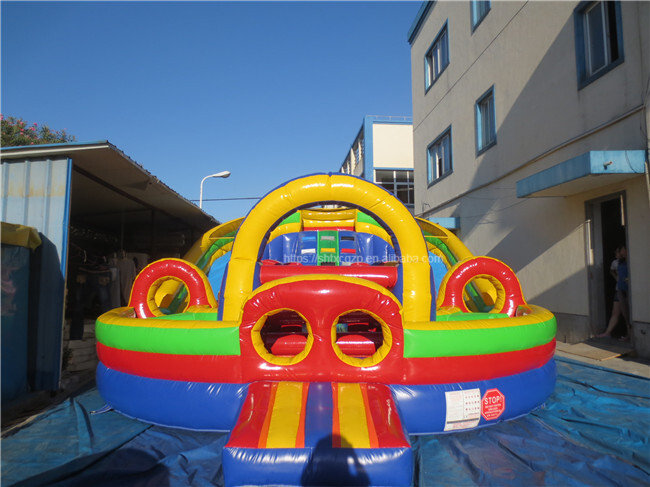 Factory Price Durable PVC Inflatable Obstacle Course Kids Inflatable Bounce House for Party Rental