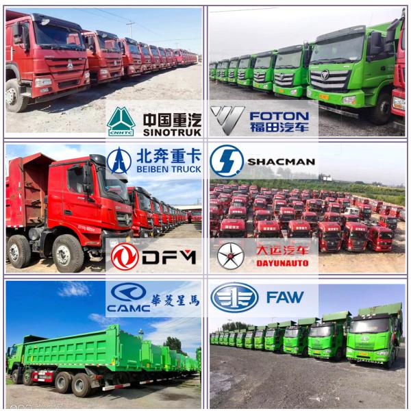 China Used/Refurbished 375HP Shacman/HOWO/Foton/FAW 6X4 Dump/Tipper Truck Price