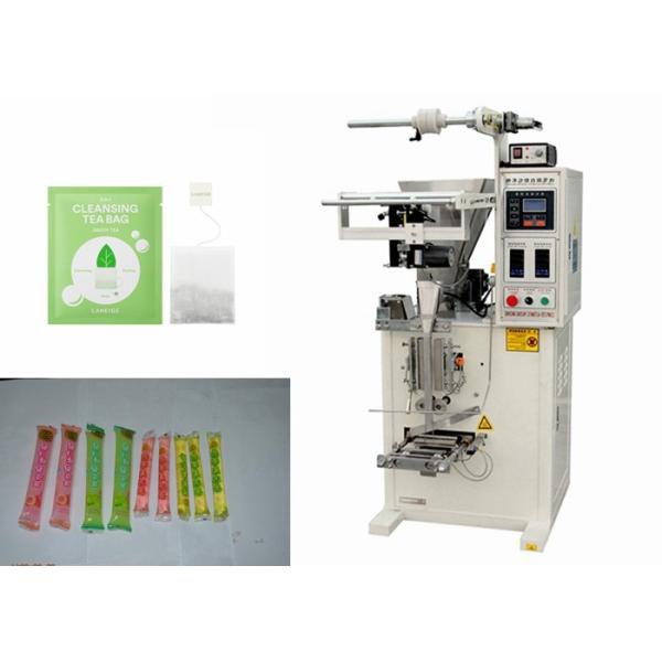 PLC Computer System Pastry Packaging Machine ， Automatic Liquid Packing Machine