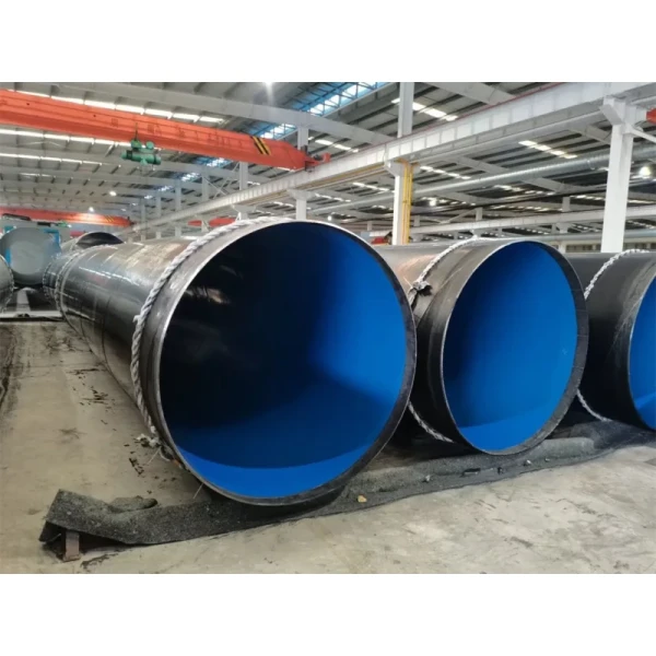 Steel Pipe Internal FBE External 3lpe Anti-Corrosion Coating Manufacturer With Shot Blasting Machine