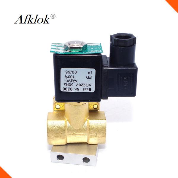 Válvula de solenoide de alta pressão G da água da barra de bronze do forjamento 16 3/8 tipo do piloto de NO/NC