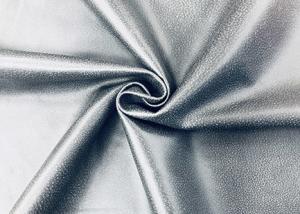 100% Polyester Upholstery Fabric Knitting with Bronzing Charcoal Color