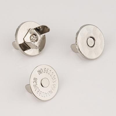 18mm Silver Slim Magnetic Closure Snap Handbag Magnet Button High Strength High Level