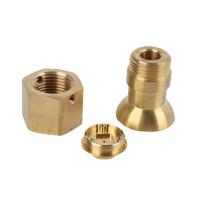 Peças fazendo à máquina de bronze comum do CNC da embalagem do chapeamento do zinco