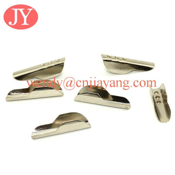 Silver plating 22mm metal T tip barb clips for cord
