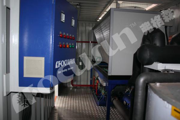 2024 Popular FOCUSUN 10T Flake Ice Maker Stainless Steel with Motor Core Components
