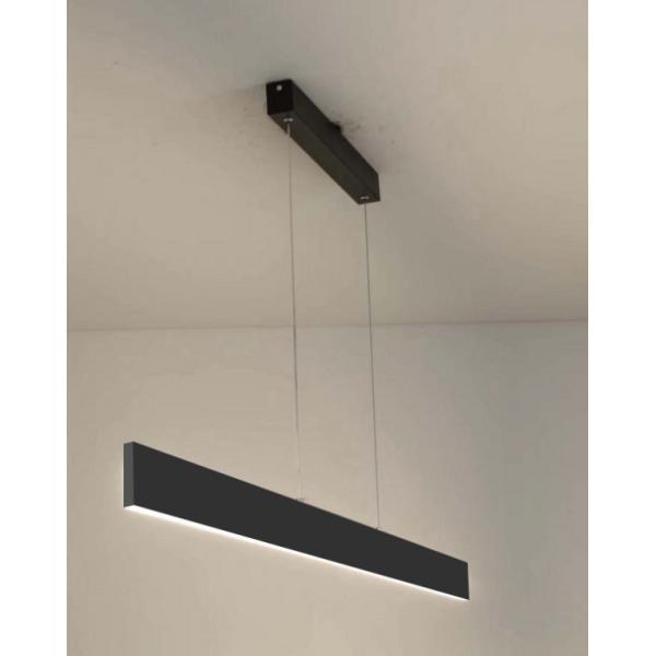 W50*H35 Surface mounted Black Led Aluminum profile with Black PC Cover LED Strip extrusion profile