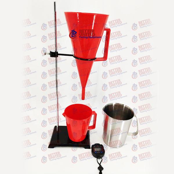 Equipamento de testes 1500ml dos líquidos de perfuração MLN-5 Marsh Funnel Viscometer With Support