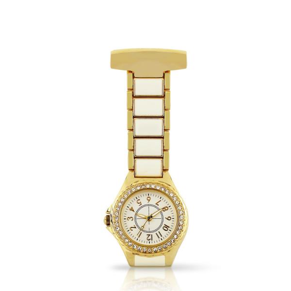 Nurses Watch High-Quality Diamond Quartz Pocket Doctor Clock Brooch Nurse Fob Watch Hospital Gift Fashion