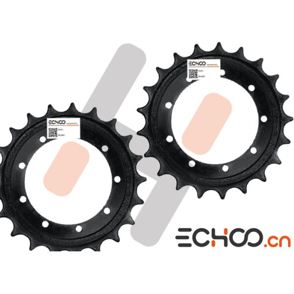 EB25.4 Mini Excavator Undercarriage Parts / Pel Job Stainless Steel Sprockets
