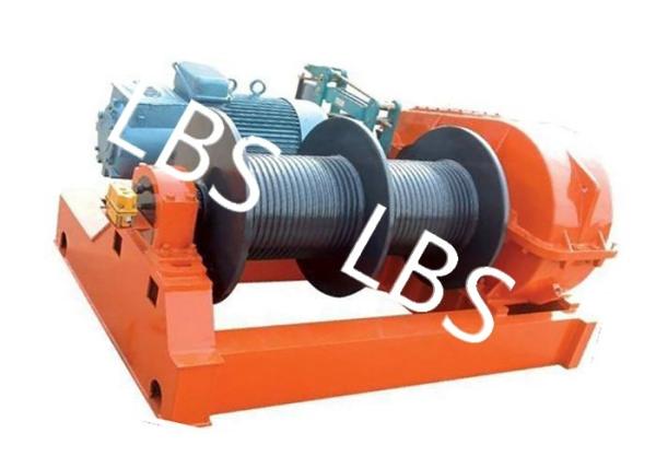 Máquina elétrica de pouco peso do guincho com o cilindro do dobro da estrutura compacta