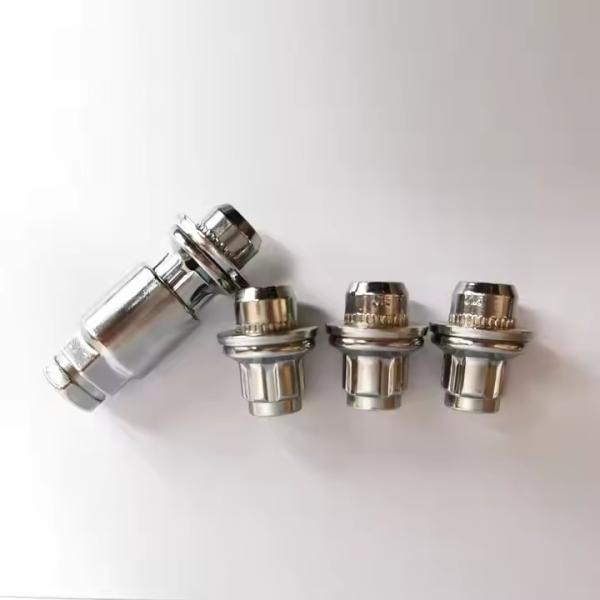 Safe Silvery Wheel Lug Nuts 37mm Length ANSI/ASME Certification
