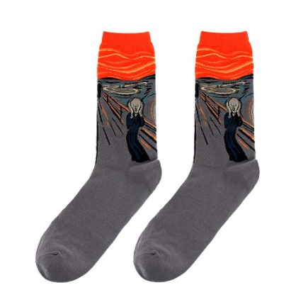 Snagging Resistance White High Top Socks With Regular Style