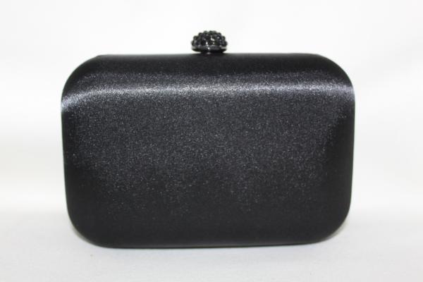 Colorful Custom Sparkly Clutch Bag , Small Crystal Closure Satin Bridal Purse