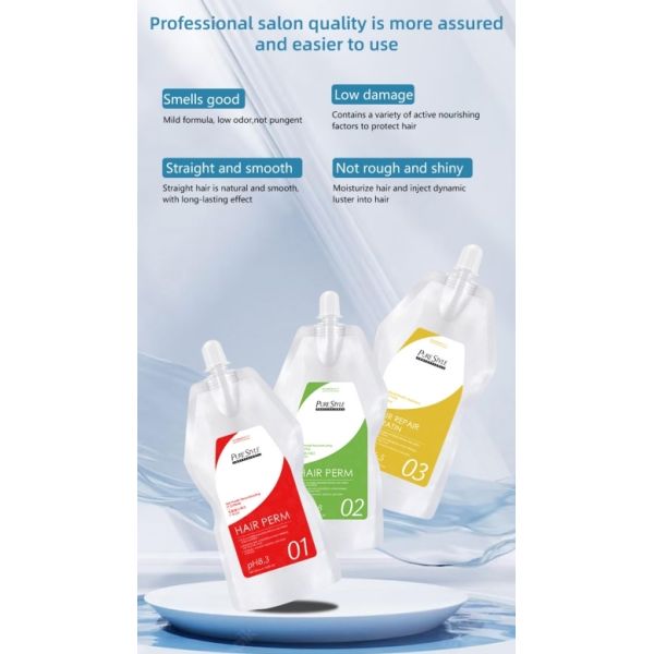 OEM  Factory Wholesale Hair Perm Cream Raw Material Deep Hair  Repairing Straightening Hair Keratin Treatment Hair Curling Cream