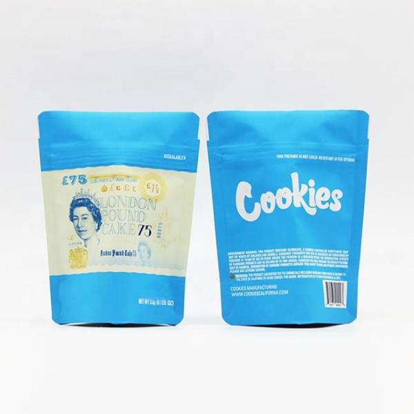 Customize Mylar Bags Smell Proof Zip Lock Soft Touch ECO Friendly Stand up Pouches