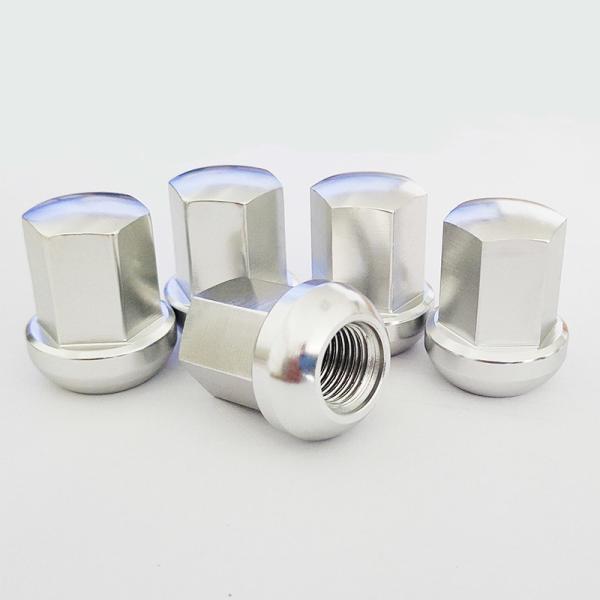 32MM M14x1.5 Silver Aluminum Lug Nut For PORSCHE